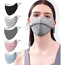 uvマスク Anti-UV Mask Breathable Ice Silk Full Face Sun Shade Cycling